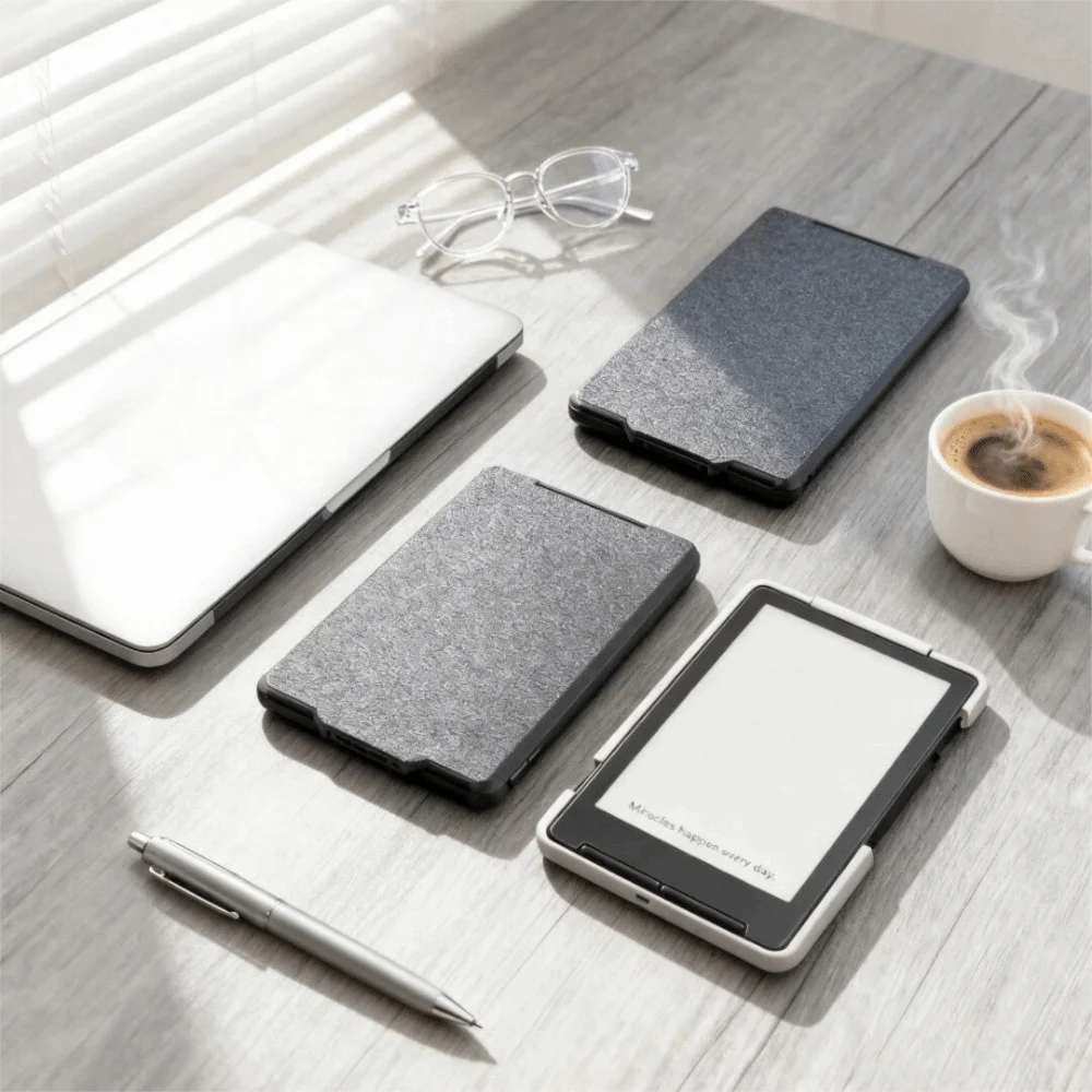 PETG Protective Cover Full Coverage Shockproof EBook Reader Case Precise Fit Decorative Cover for XTEINK X4 E-Reader Protection