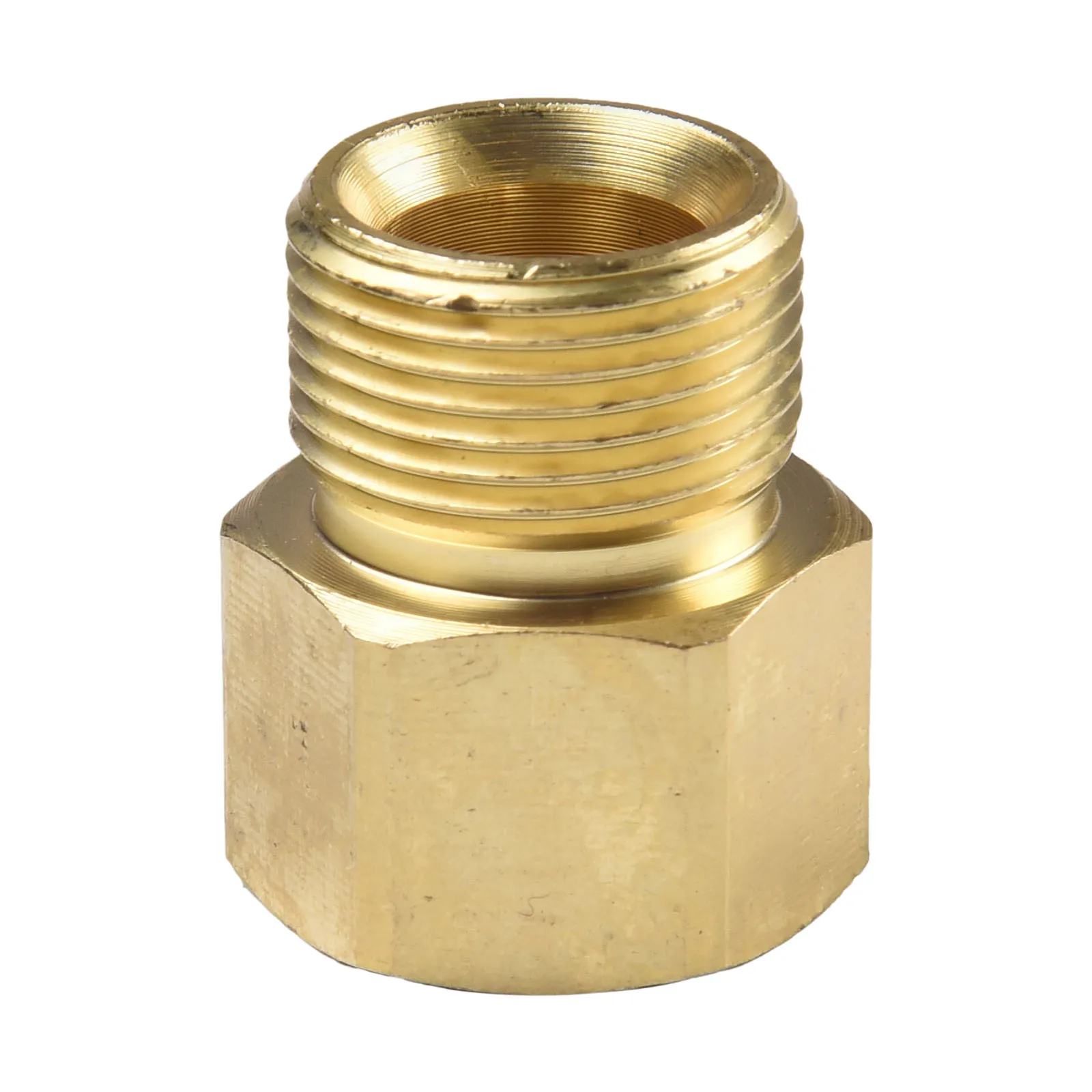 

High Pressure Washer Hose Extension Connector Adapter Copper M22 14mm /15mm Male Thread Female Hose Coupler Adaptor