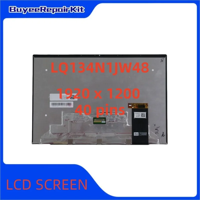 Imagem -04 - Original 13.3 Polegada Lq133m1jw33 Lq134n1jw45 Lq134n1jw48 Tela Lcd 1920x1080 1920x1200 30 Pinos 40 Pinos