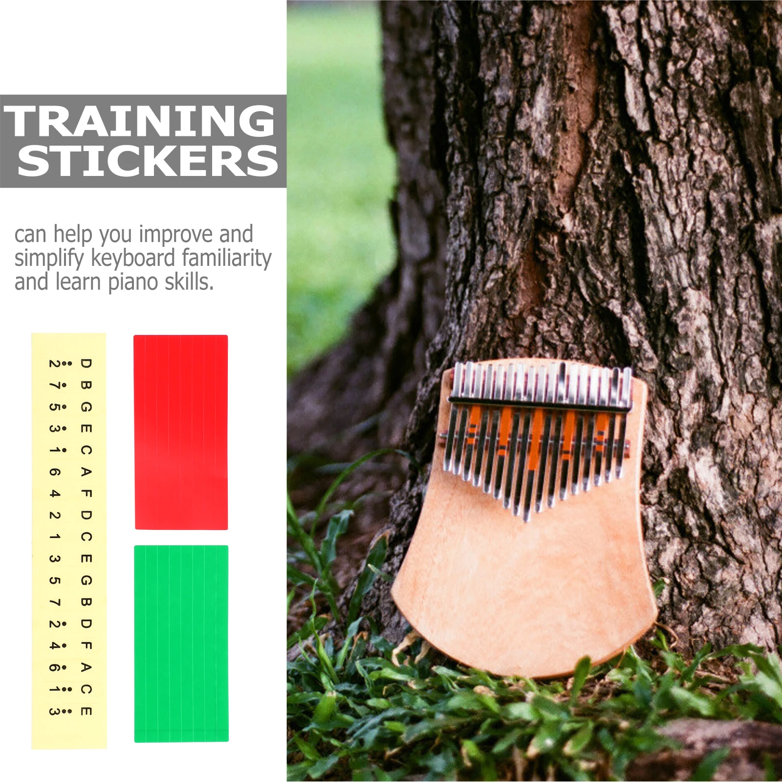 

Thumb Piano Accessories Practical Tuning Hammer Sheet Music Rubber Musical Instrument Accessory