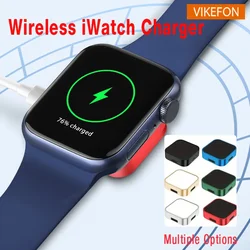 Magnetic Watch Wireless Charger Pad for Apple Watch 9 8 7 6 5 SE 4 3 2 Ultra iWatch Dock Adapter Type C 8 Pin Portable Charging