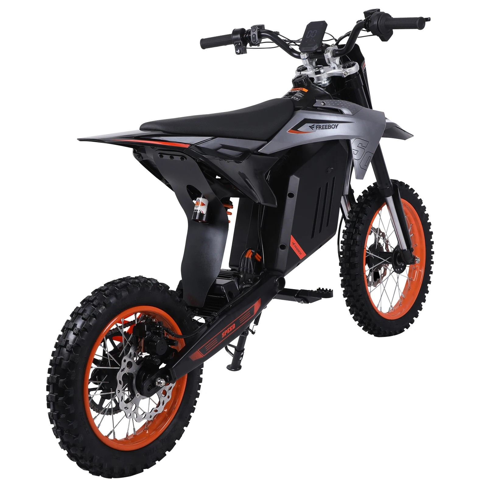 FREEBOY Y88 Adult Electric Bike, Hydraulic Disc Brakes, Front Hydraulic and Rear Spring Shock Absorber, 48V30Ah Battery, 14/12‑Inch Off‑Road Pneumatic Tires, Outdoor Off‑Road Electric Bike