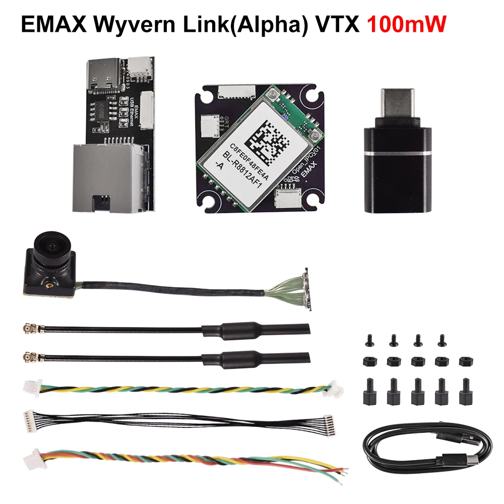 ​EMAX VTX Video Transmitter 100mW 800mW Wyvern Link OpenIPC With Sony IMX415 Sensor Camera