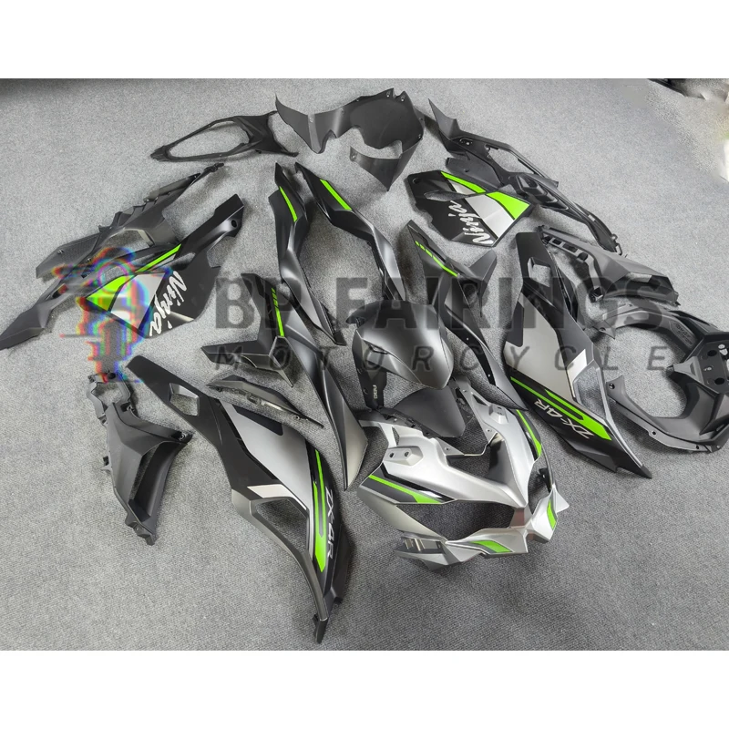 For KAWASAKI Ninja ZX-4R ZX-25R 2019-2023 Bodywork set ZX-4RR 2019 2020 2021 2022 2023 ABS fairings set Grey - Image 2