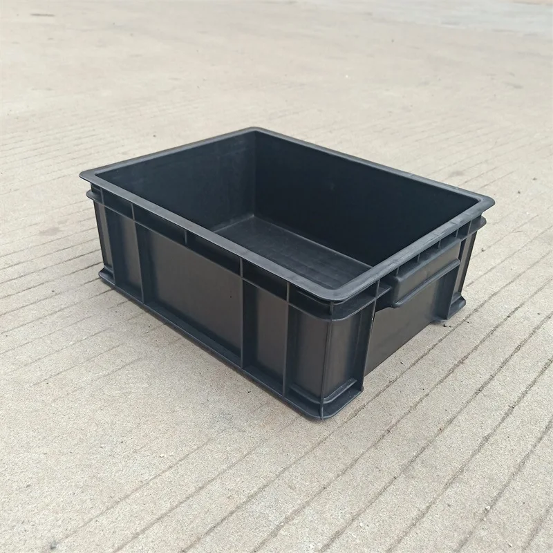 กล่องป้องกันไฟฟ้าสถิตย์ ปี 2025 - กล่องพลาสติกสีดำ มีทุกขนาด รูปทรงสี่เหลี่ยมผืนผ้า มีฝาปิด ดีไซน์หนาพิเศษ