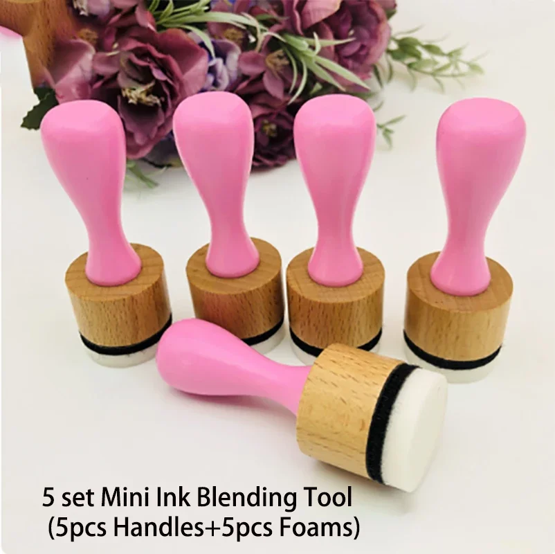 Mini Ink Blending Tool, Replacement Foams, Drawing Distancing Blending for Crafting, Drawing Painting, Handmade Craft