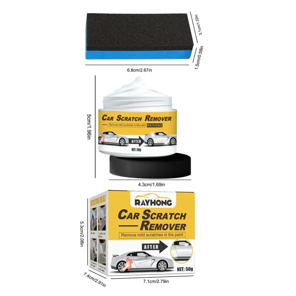 Scratch Repair Wax For Car Scratch Remover Paste Car Wax Removes Deep Scratches And Stains Restores Shine To Dull Finishes