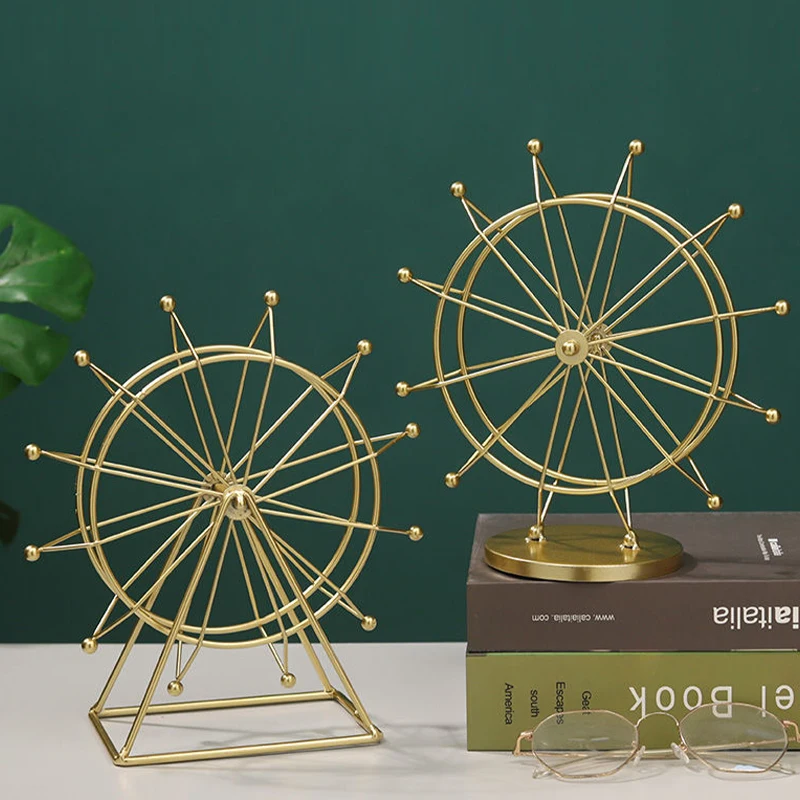 Newton Pendulum Ball Nordic Ferris Wheel Balance Ball Golden Perpetual Motion Physics Science Toy School Teaching Supplies