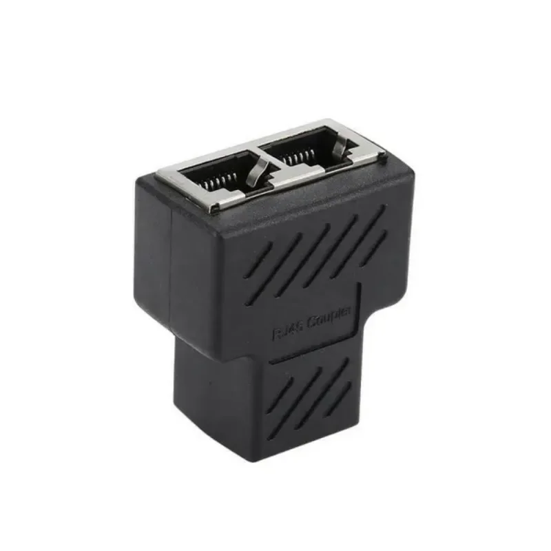 جديد 1 إلى 2 RJ45 الفاصل محول ثنائي أنثى ميناء LAN محول إيثرنت موصل