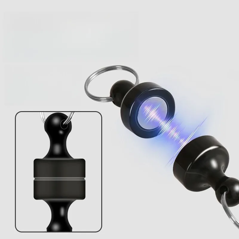 

Multi functional hook strong magnetic buckle outdoor fishing gear wireless lost hand rope magnetic small accessory