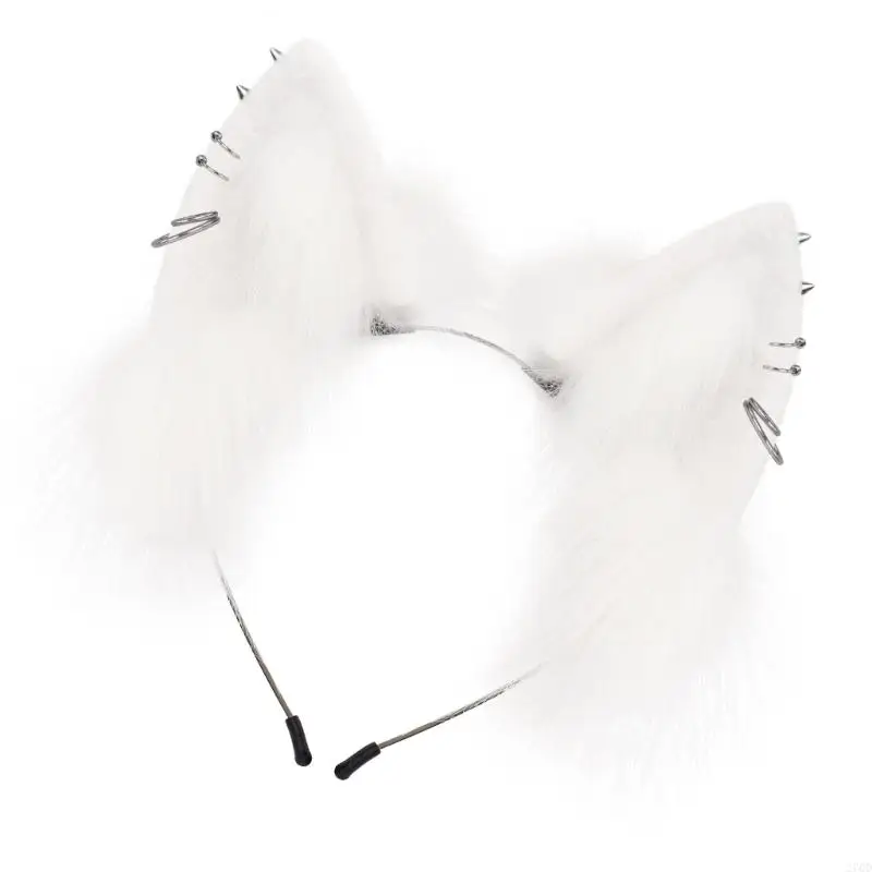 Bandeau d'oreille d'animal en peluche douce 270D, pour Halloween, Costume Cosplay, accessoires cheveux confortables