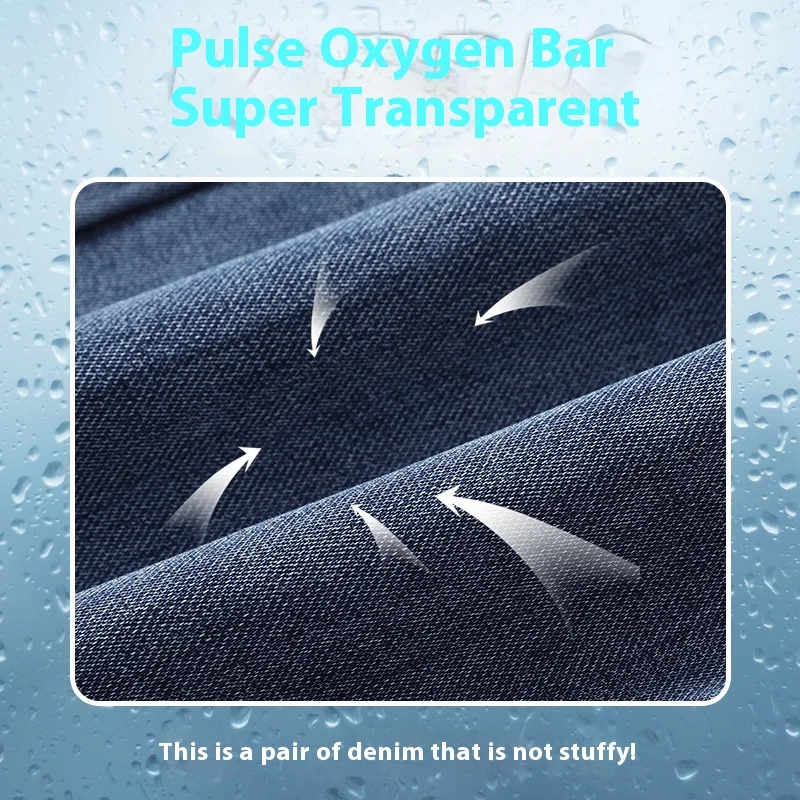 جينز وسيم بقصة ضيقة بأرجل مستقيمة بثلاثة ألوان متعددة الاستخدامات (مقاسات 28-40)