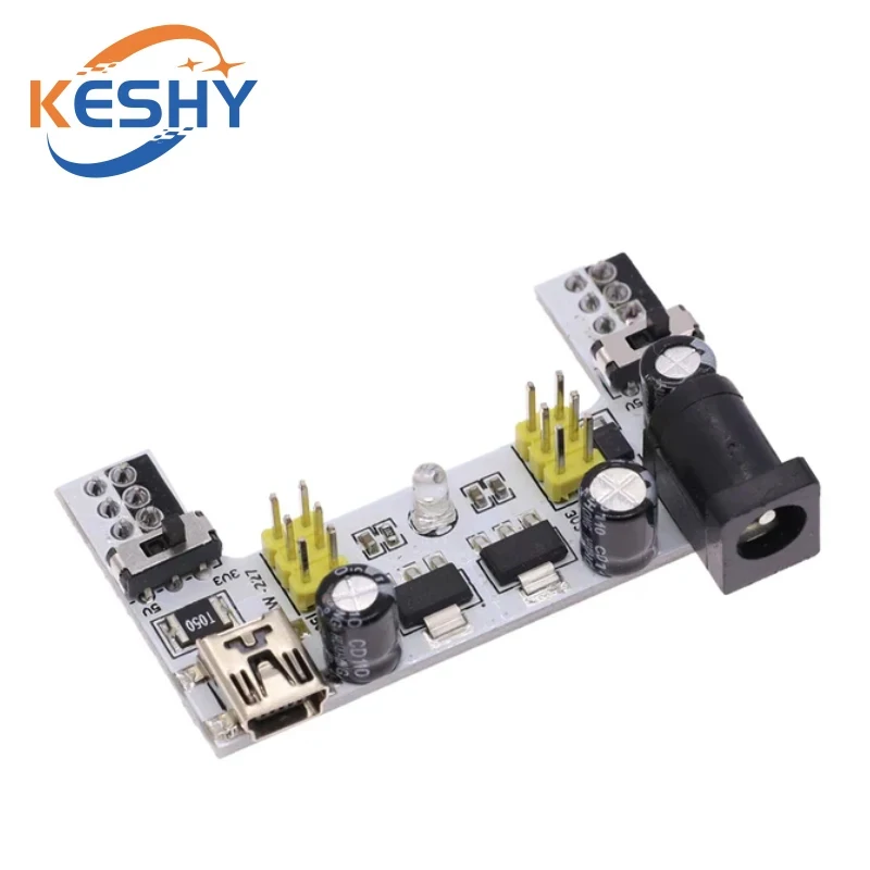 1PCS Breadboard Power Supply Module /mb102 white Breadboard Dedicated Power Module 2-way 3.3V 5V MB-102 Solderless Bread Board