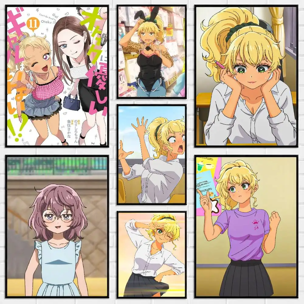Gals Can-t Be Kind to Otaku Poster Versatile HD Waterproof Wall Art Self-Adhesive Decor for Any Space Ideal Gift