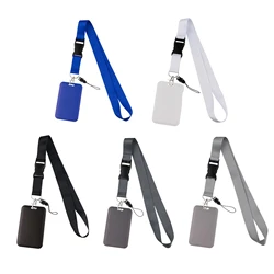 Pure Lanyard Keychain Making Kit with ID Card Holder Cell Phone Charm Neck Straps for Keys Keychain Badge Holder Accessories