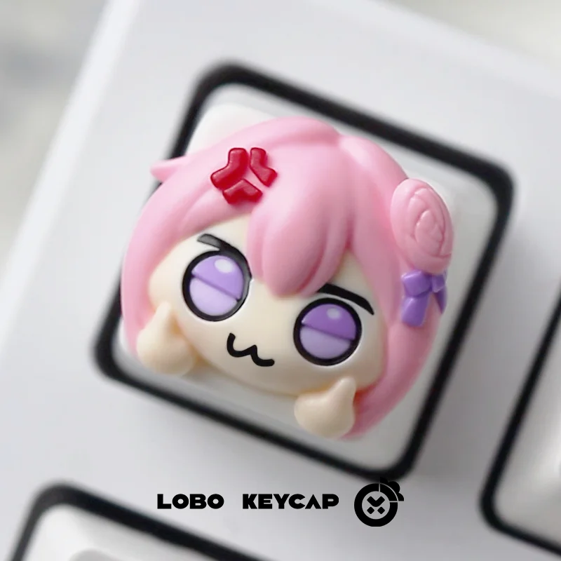 Keycap Doro Meme Cute Funny Abstract Artisan Resin Single Replace Esc Keycap For Mechanical Keyboard Decoration Collection Model