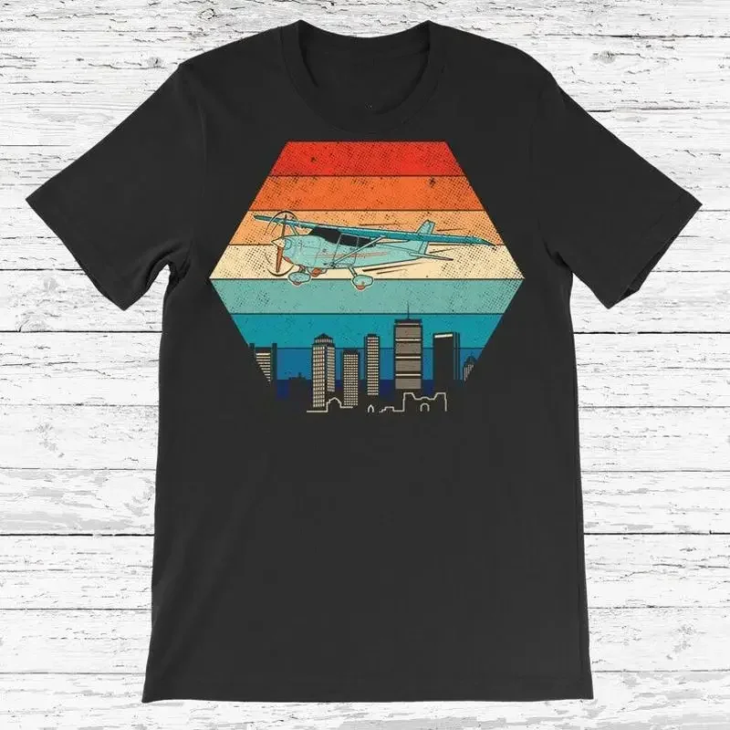 Cessna Skyhawk 172 T Shirt Pilot Airplane Vintage Aviation GifT Flyi