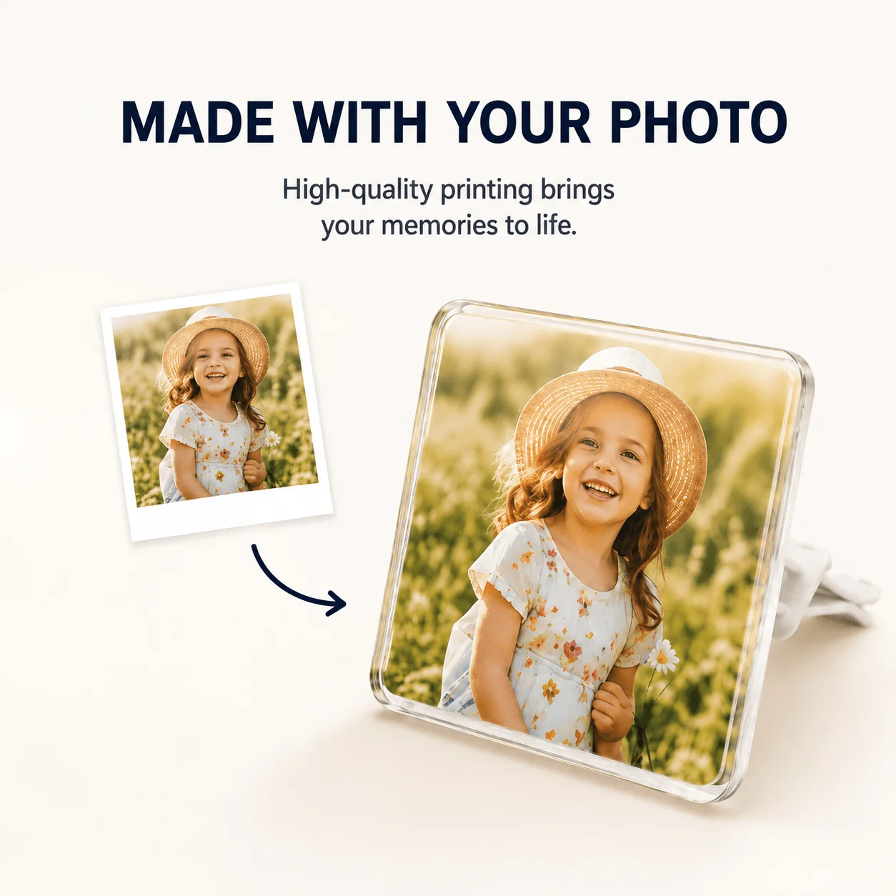 Custom Photo Car Vent Clip, Personalized Image Car Interior Decoration Accessory, Meaningful Gifts for Family Friends Pet Lovers