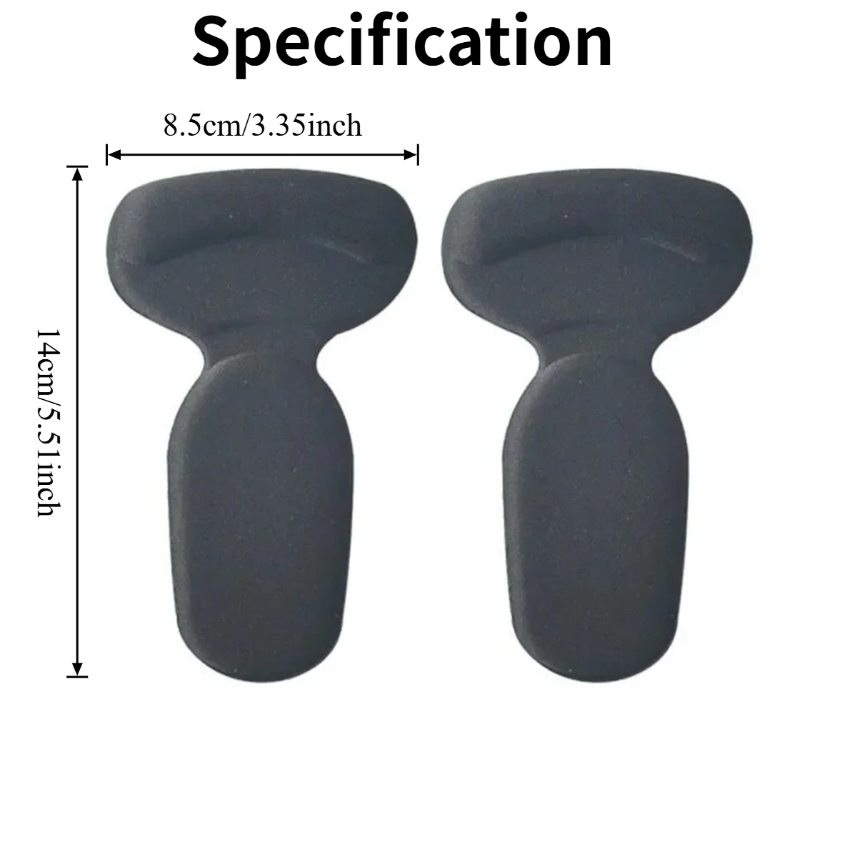 3/6/9 Heel Pads for Shoes Heel Cushion High Heels Ultra-Soft Cushioned Inserts to Prevent Rubbing Boost Comfort in Women's Shoes