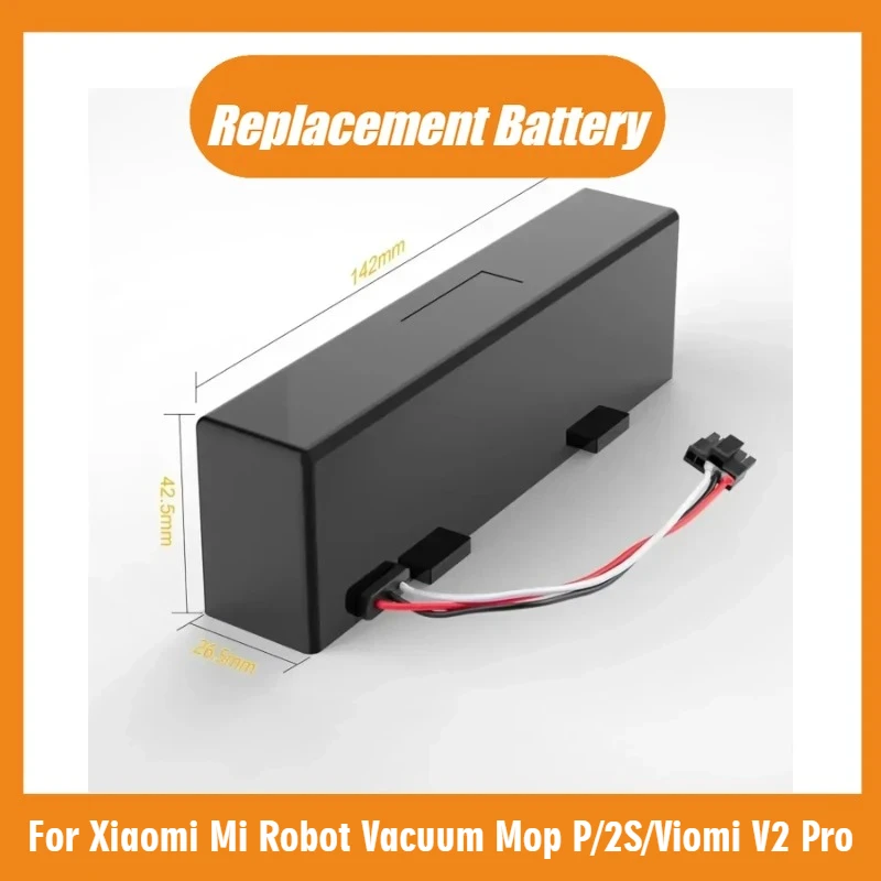 

14.4V 3500mAh Replacement for Xiaomi Mijia LDS Vacuum Cleaner STYTJ02YM Battery,For Xiaomi Mi Robot Vacuum Mop P/2S/Viomi V2 Pro