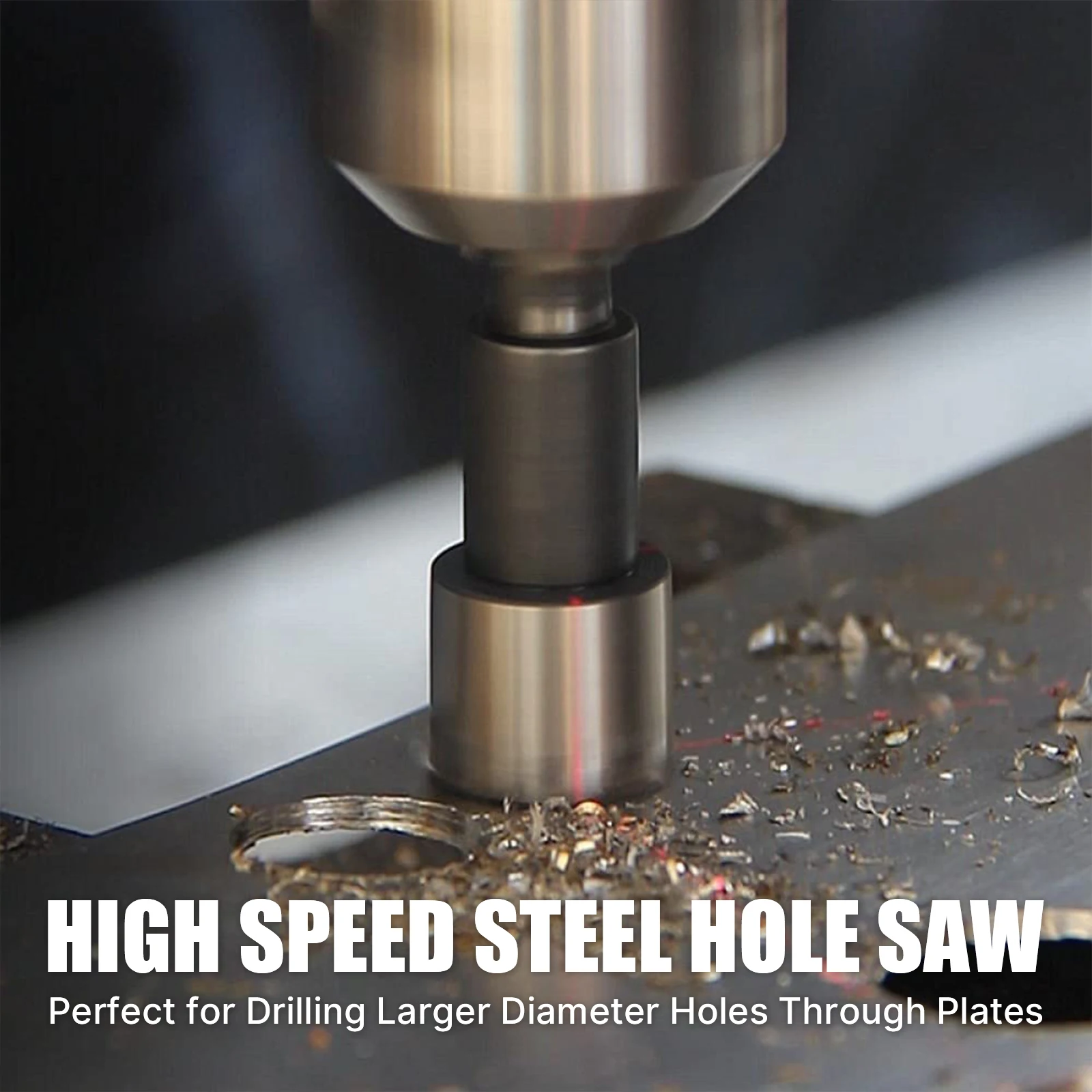 Versery Hochwertige 12-80mm Hochgeschwindigkeits-Stahlbohrer Lochsäge Edelstahl Metall Aluminiumlegierung HOT HSS Bohrer – Detail 6