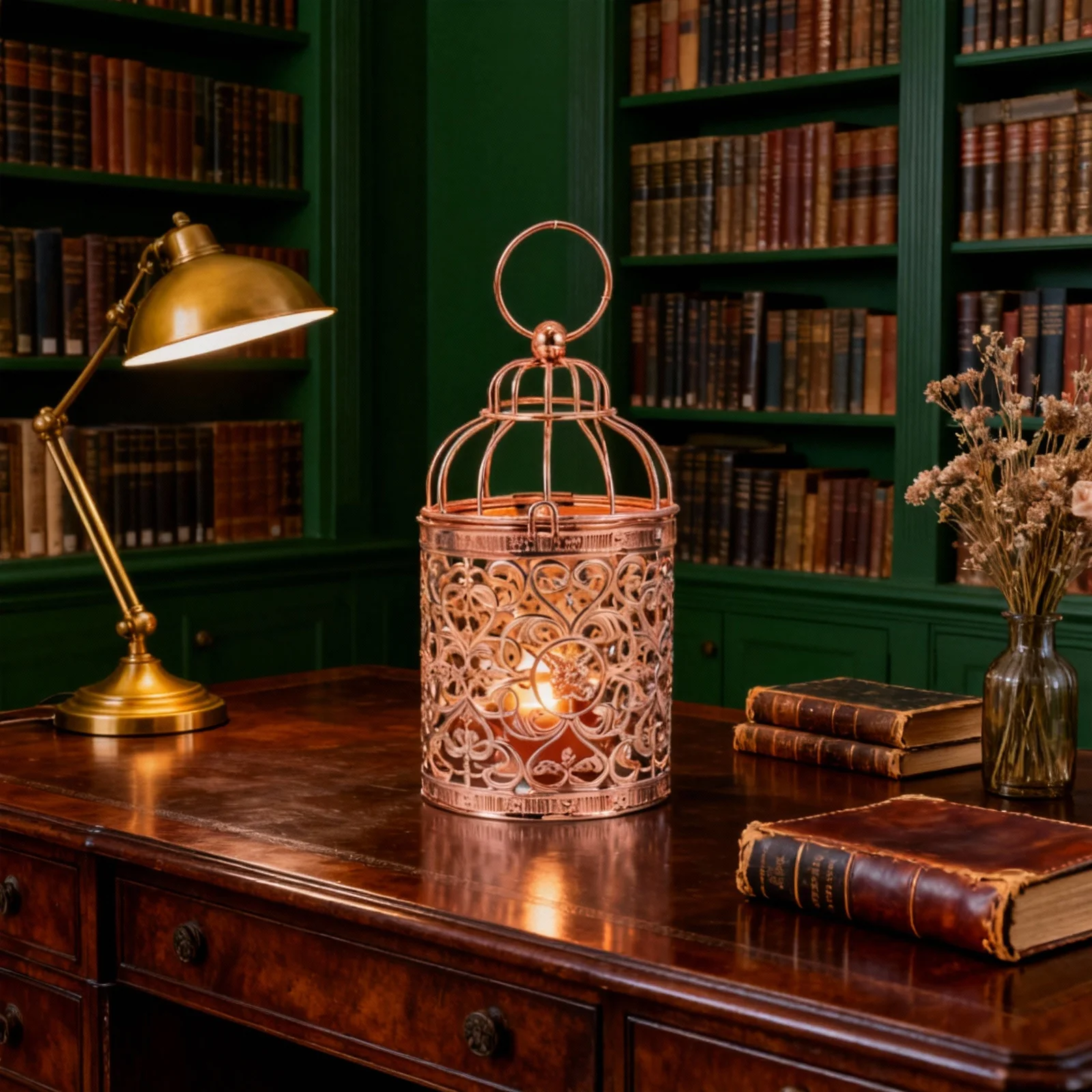 

1Pcs Gold Plated Birdcage Candleholder Creative Iron Holder for Living Room Bedroom Tealight Stand Birdcage Candleholder