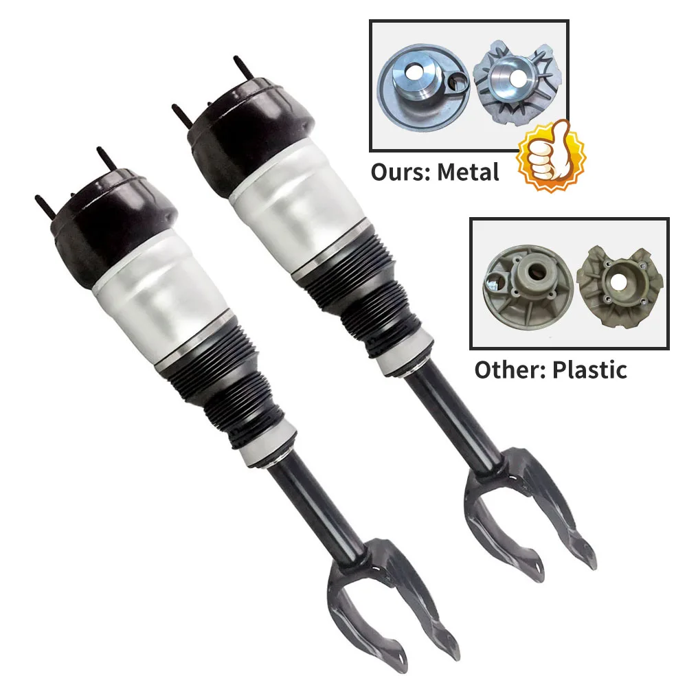 

Pair Front Left & Right Fit For Mercedes-Benz GL350 X166 Air Suspension W/O ADS 1663202513 1663202613