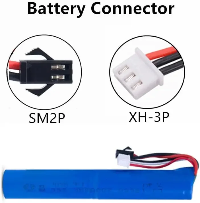 Akumulator Airsoft 7.4V 2000mAh SM-2P wtyczka z kablem USB do SRB1200 SRB400 SRB400-SUB MP5K M4 M110 Water paciorek Blaster Airsoft Gun