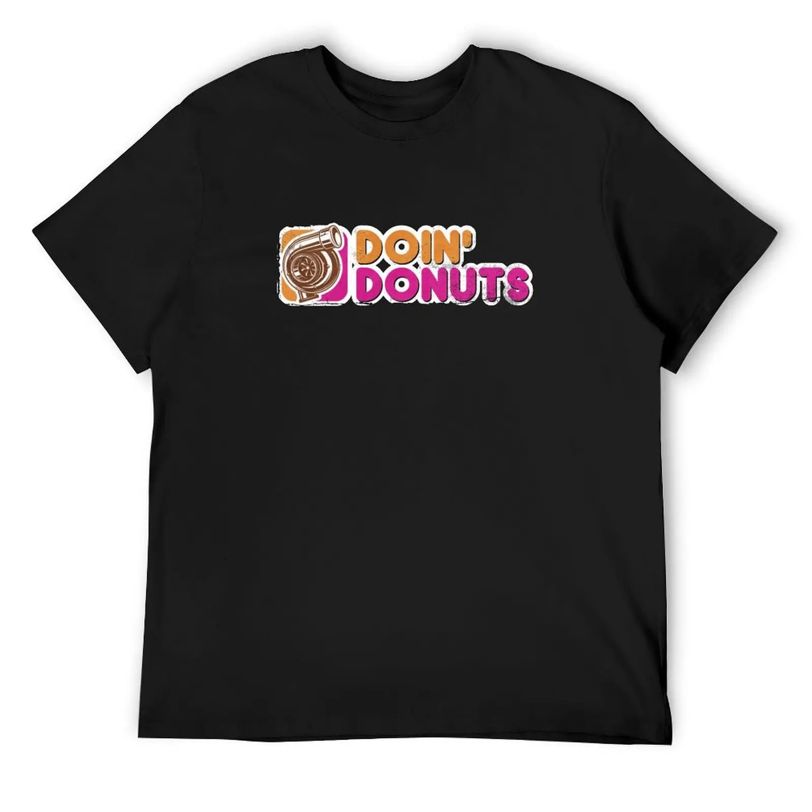 Doin' donuts funny drift racing shirt T-Shirt basketball graphic tees man clothes anime figures tees oversized t shirt men