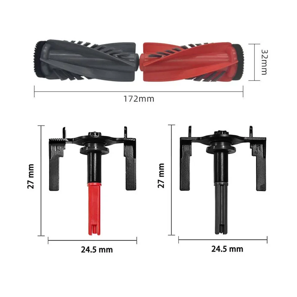 Main Roller Brush For Roborock S9 MaxV Ultra/Qrevo EdgeT/Qrevo Curv 2 Pro/Qrevo Curv 5A1/Qrevo C/Qrevo Edge S5A/Qrevo Edge 5V1