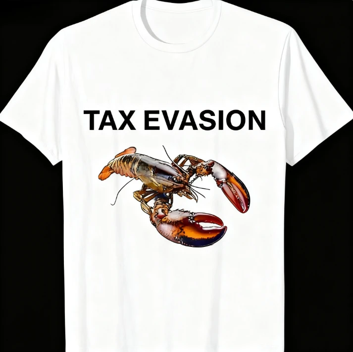 

Летние налоговые взрывы, лобстер, забавный мем, периферийный узор, принт, роскошные брендовые хлопковые мужские и женские футболки с короткими рукавами