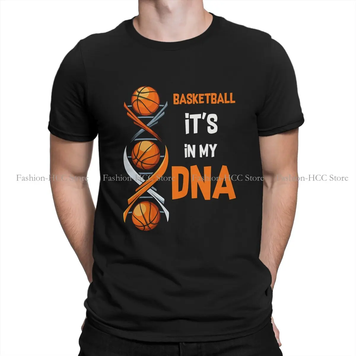 It's In My DNA  Player Casual Polyester TShirt Basketball Style Tops Comfortable T Shirt Male Tee