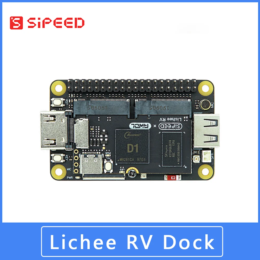 Sipeed Lichee RV Dock Allwinner D1 плата разработки RISC-V Linux стартовый комплект