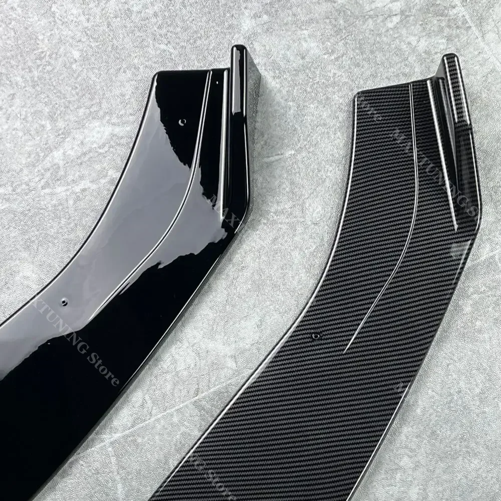 3PCS Car Front Bumper Lip Spoiler for Volkswagen Golf 6 MK6 TSI TDI 2009 2010 2011 2012 2013 Diffuser Body Kit Spoiler Guard