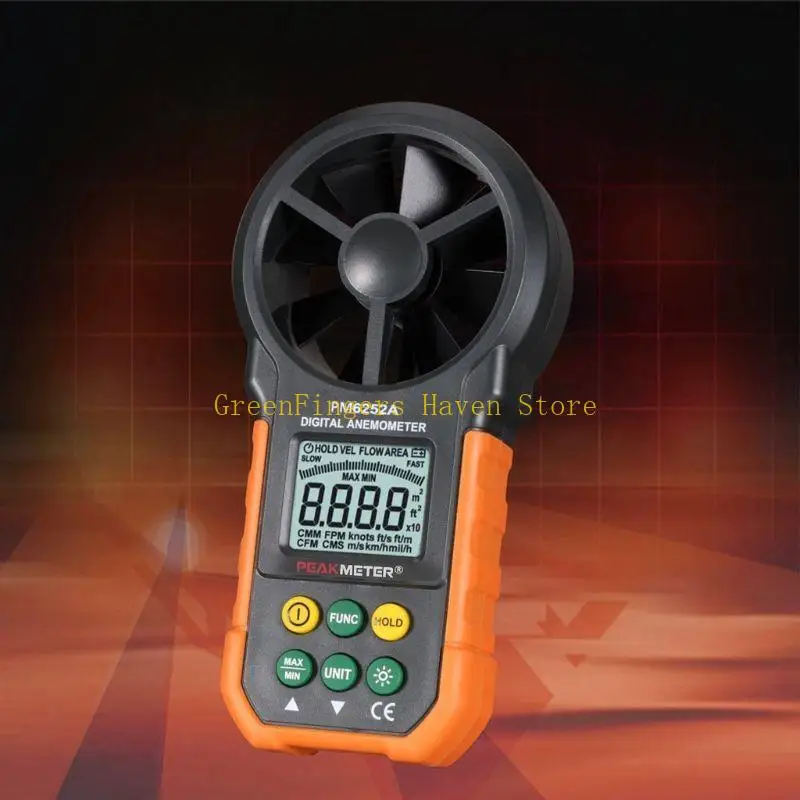 

F68D HYELEC MS6252A Digital Air Speed Anemometer / Air Volume / Air Test Meter