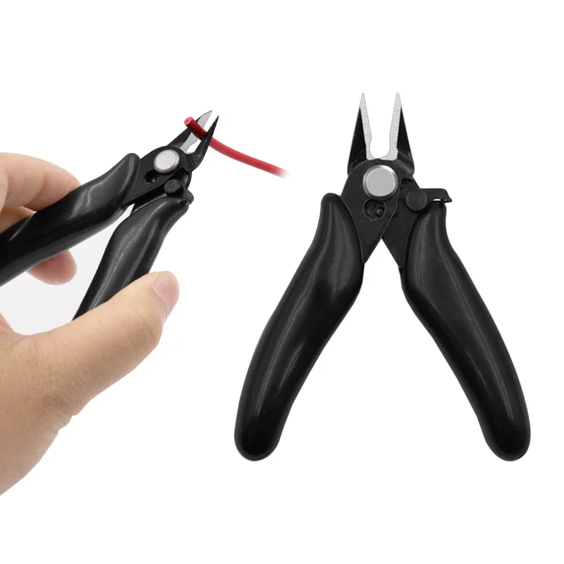 Mini Wishful 170 DIY Electronic Diagonal Clamp Pliers Side Cutting Nippers Wire Cutter for Crafting And Home Improvement