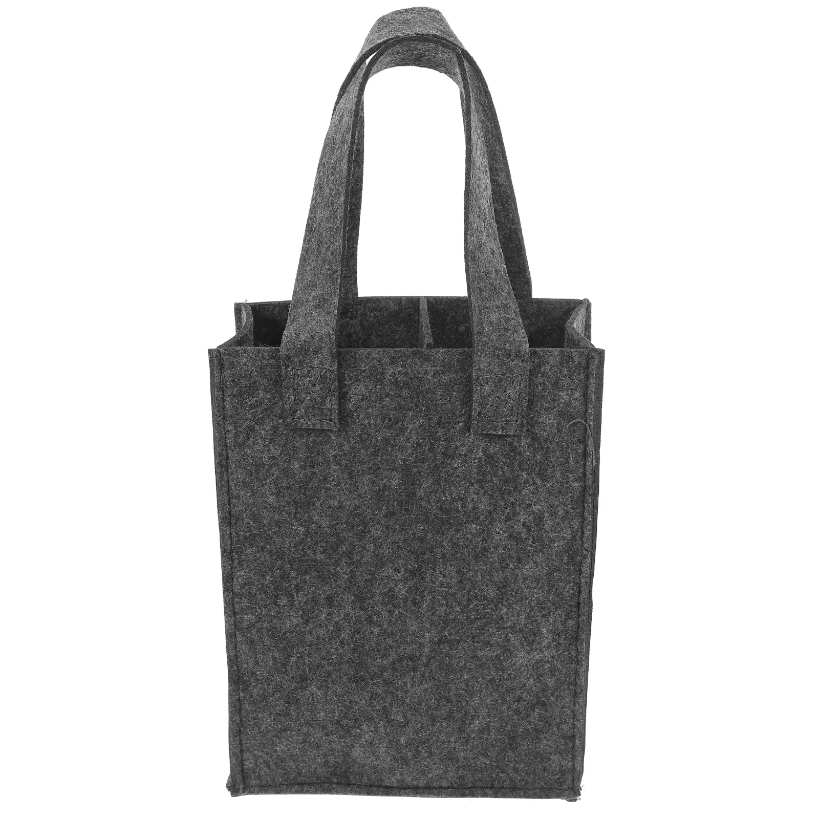 

Portable Felt Wine Bag 2 Bottle Holder Pouch Elegant Minimalist Design Protection for Red Wine Bottles Gift Storage