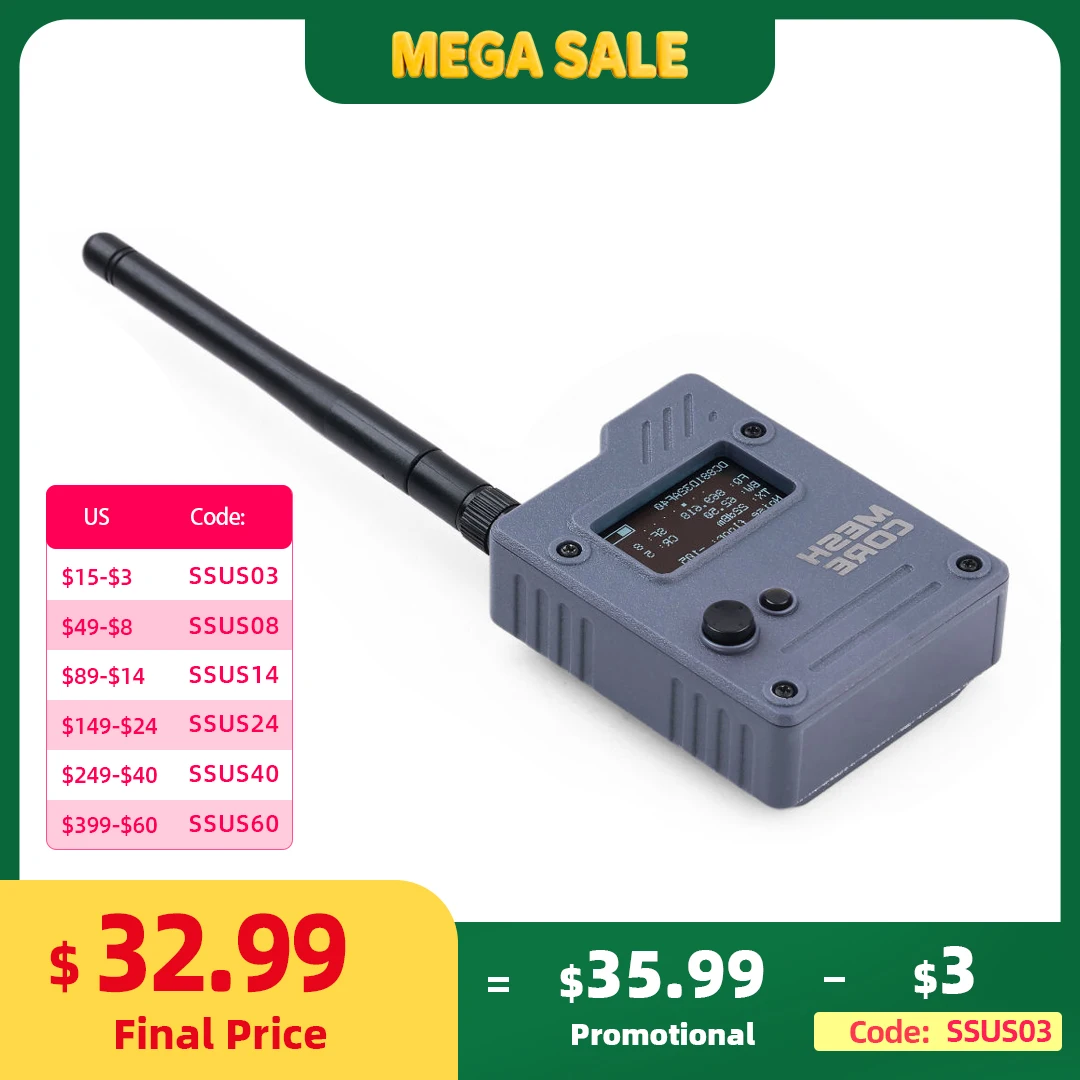 Traceur MeshCore Wio L1 Pro 868 MHz 915 MHz Lora IoT, dispositif de communication textuelle sécurisée hors réseau, OLED L76K GPS, batterie rechargeable