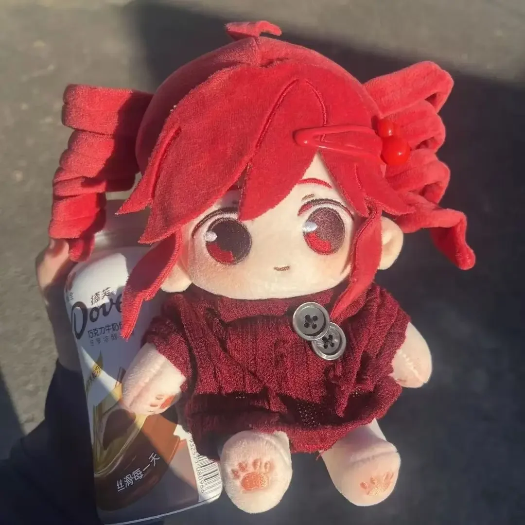 20 CM Kasane Teto Cushion Stuffed Plush Doll Present Figures Cosplay Game Anime Attribute Padding Toy for Kids Christmas Gift