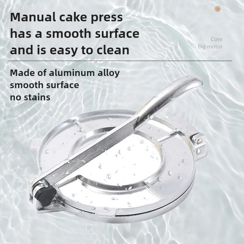 سبائك الألومنيوم فطيرة الصحافة أداة دليل البيتزا التورتيلا العجين الصحافة ل محلية الصنع فلاتبريد الهراء الفطائر أداة المطبخ #4