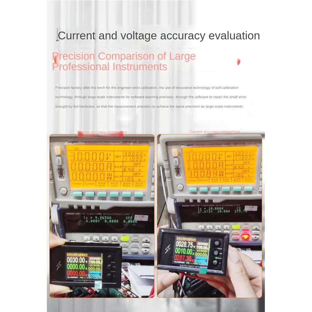 DC 0-420V 300A WiFi Electric Energy Meter Battery Capacity Tester DC Digital Display Current Voltage Power Meter