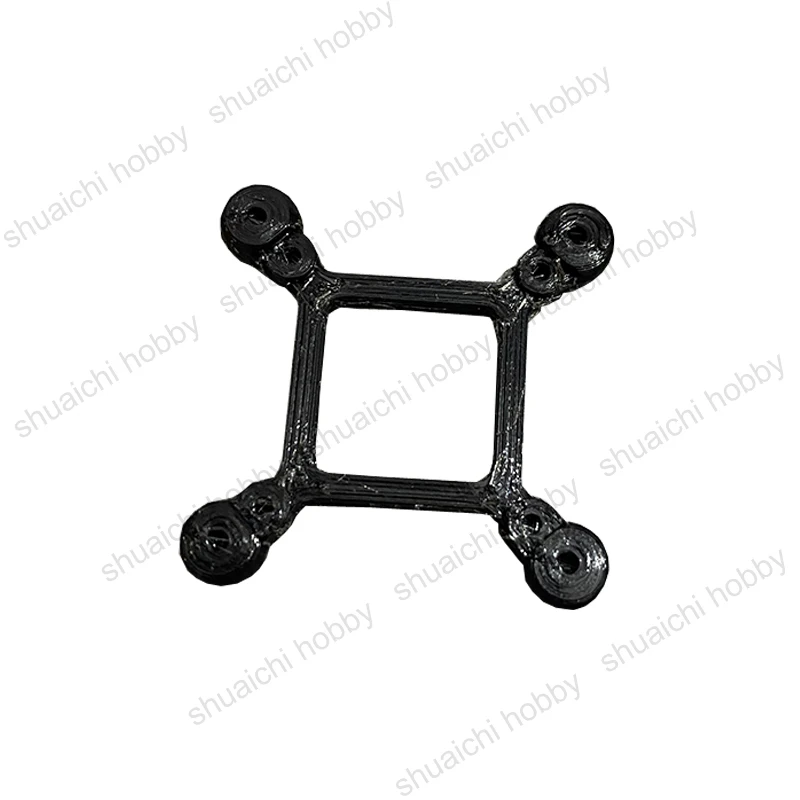 1PCS Model Airplane 3D Printed Parts TPU Fixed Seat Black Adapter Board 20x20 to 25x25 for Drone DJI O3 Air Unit DIY Accessories