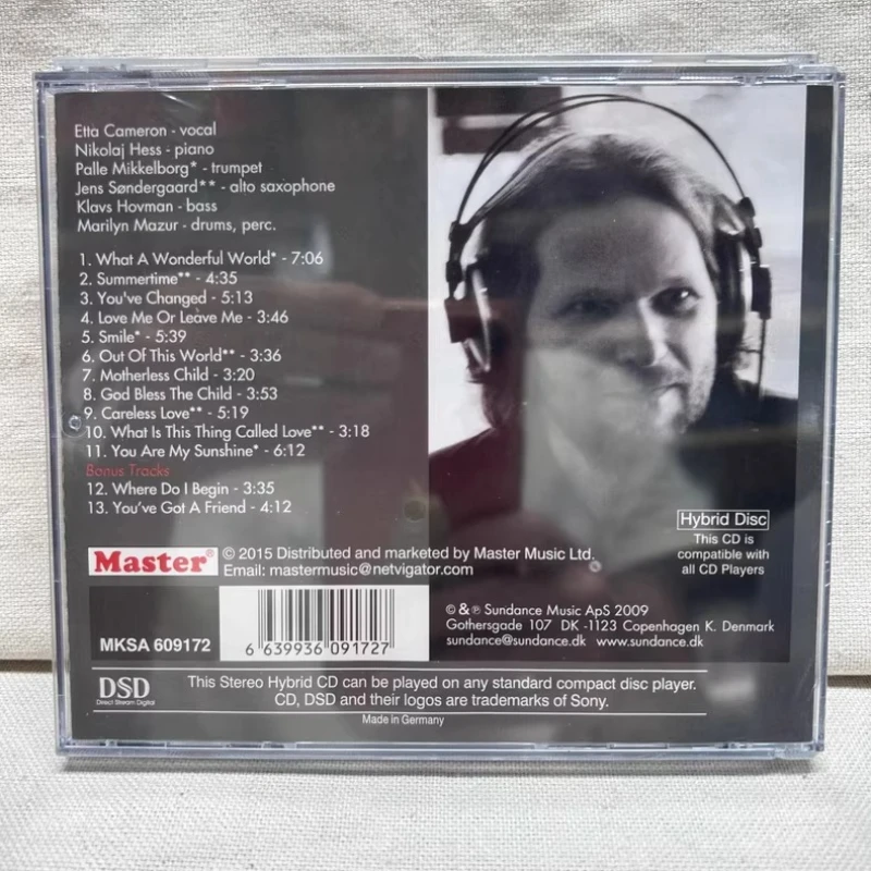 Classic Feverish Jazz with A Deep Female Voice ETTA Music Record Walkman Car Soundtracks Box Party Music