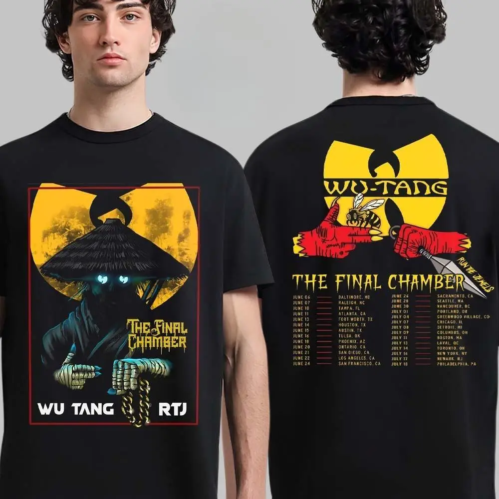 Wu Tang Clan Baltimore Maryland 2026 Venue Poster Graphic T-shirt Men Women Cotton High Quality Streetwear Female Male Clothing