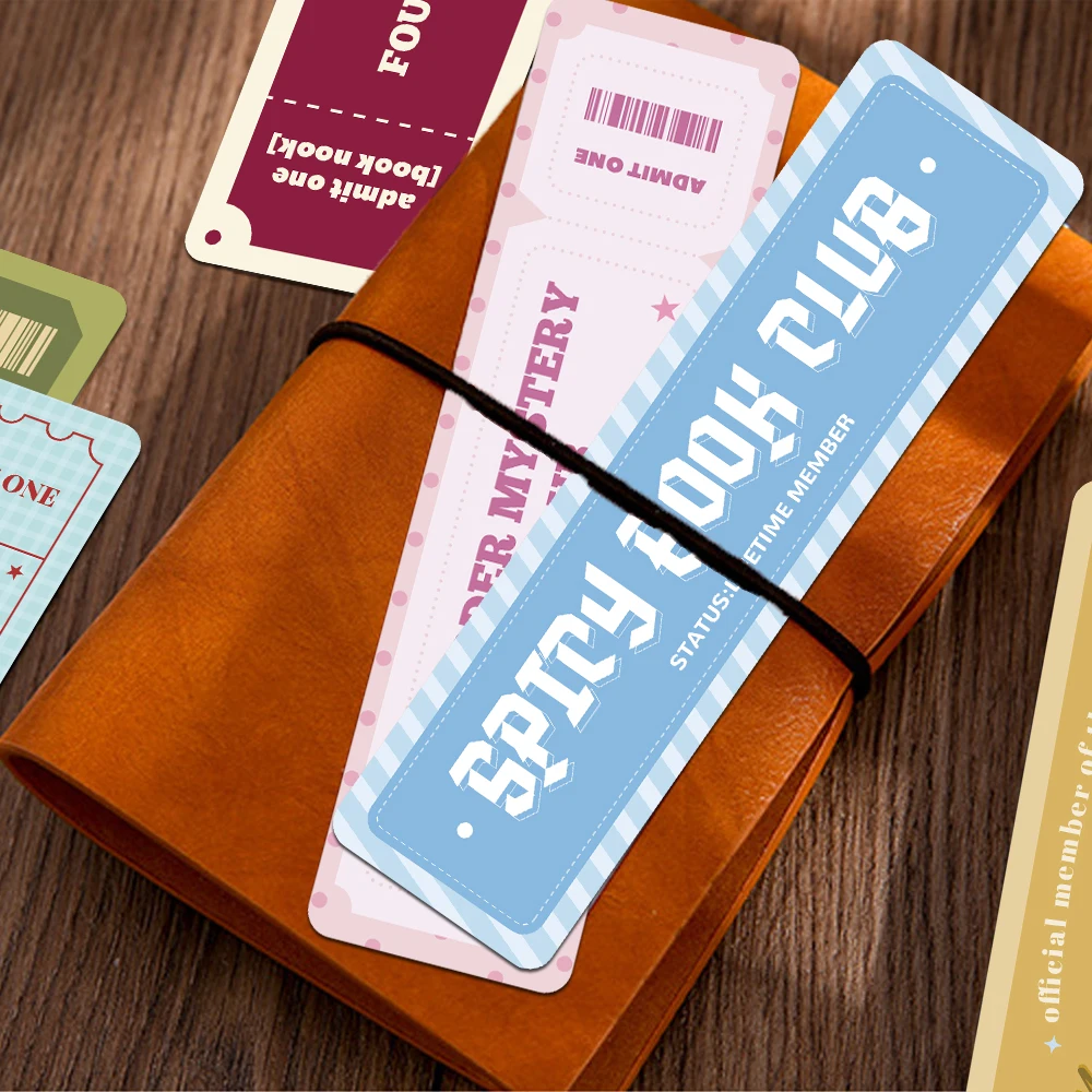 30pcs Book Lover Bookmarks Reading Pages Books Annotated School Stationary Supplies DIY Aesthetic Bookmarks Decorative cards