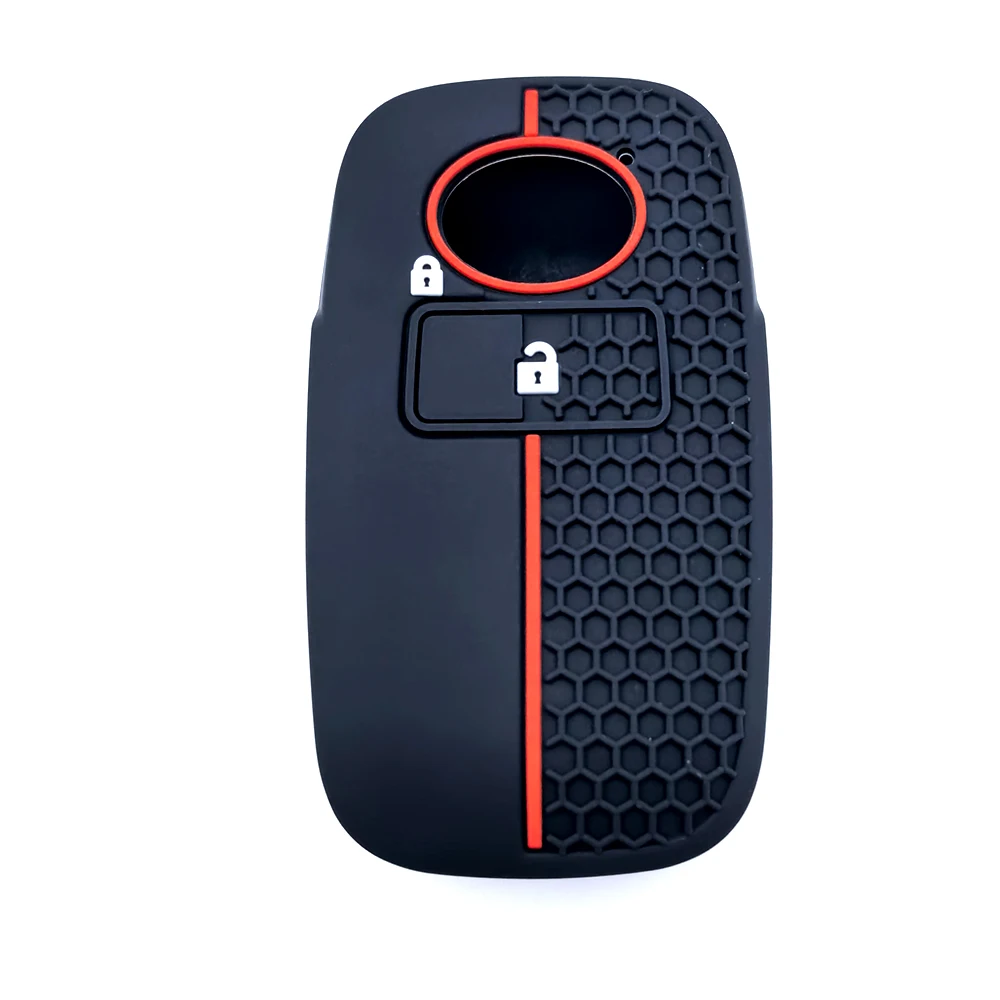 

Fashion Luxury For Toyota Wigo Raize Key Case For Daihatsu Rocky 2 Buttons Car Cover Keychain Holder Car Accessories