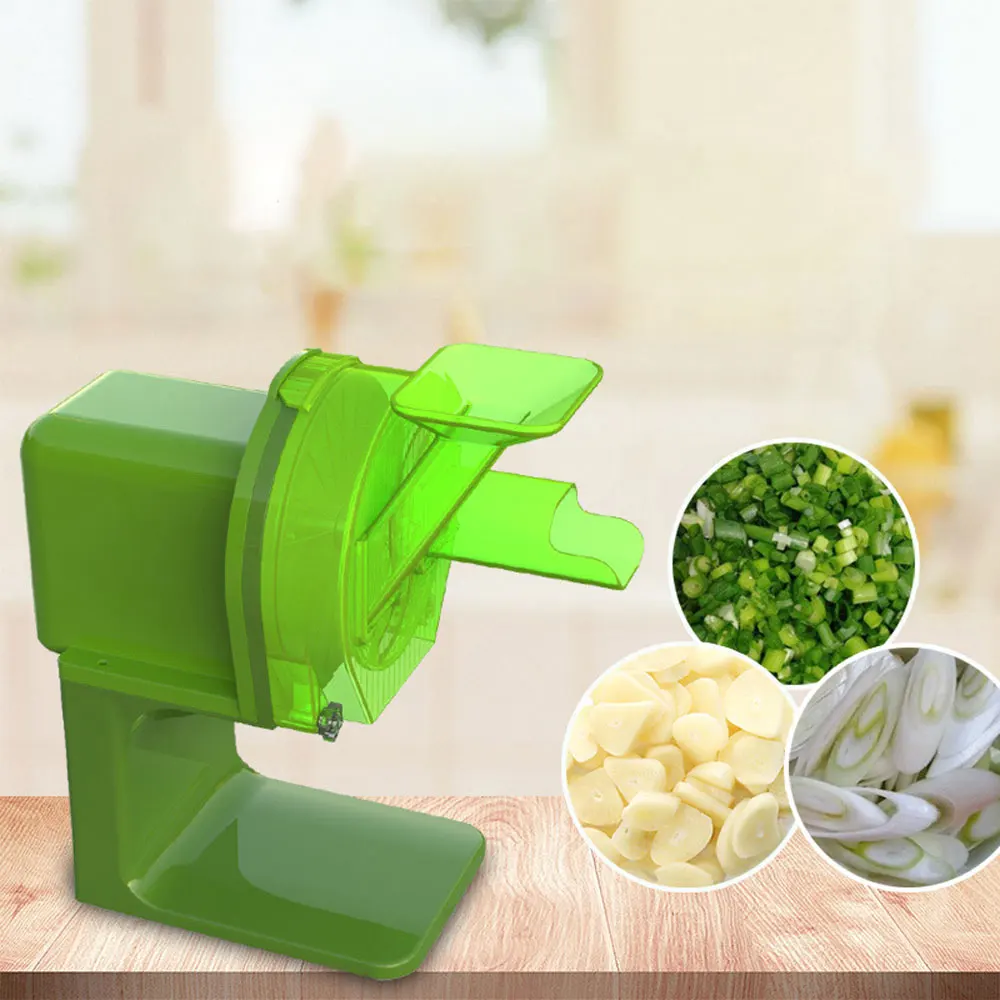 Garlic Slicer Onion Carrot Cutter Machine Vegetable Scallion Diced Slice Machine Pepper Cutter