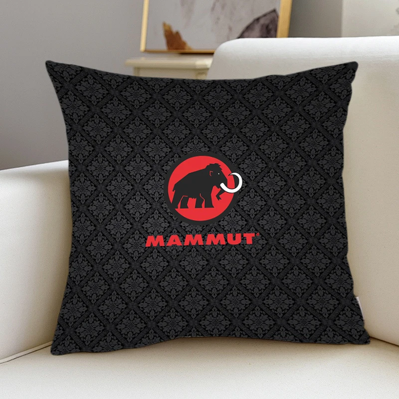 Pillowcase Throw Pillow Cushion Covers Home Living Room Sofa Couch Seat Mammut Outdoor sports brand logo Fashion printed Decor