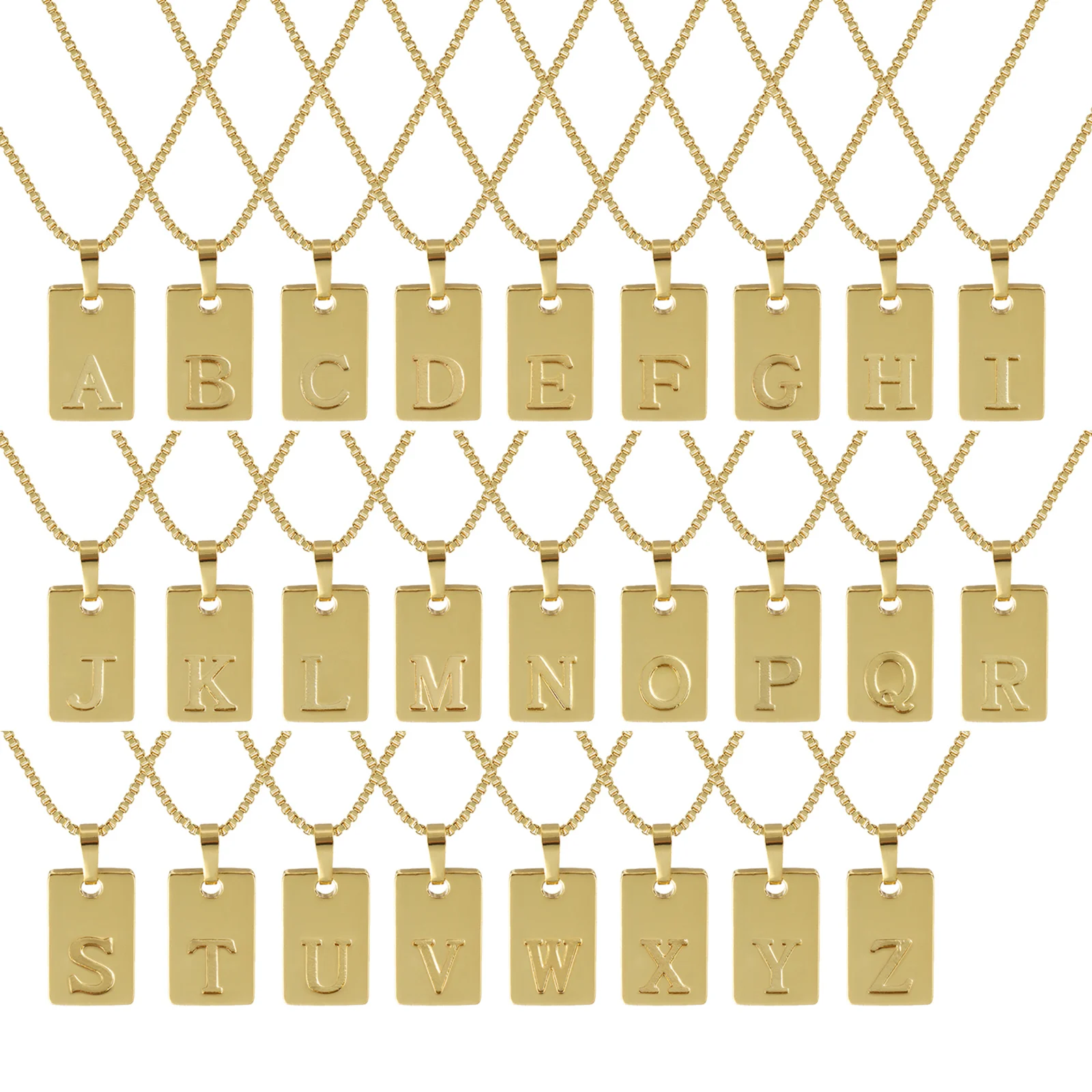 Brass Necklace Message 