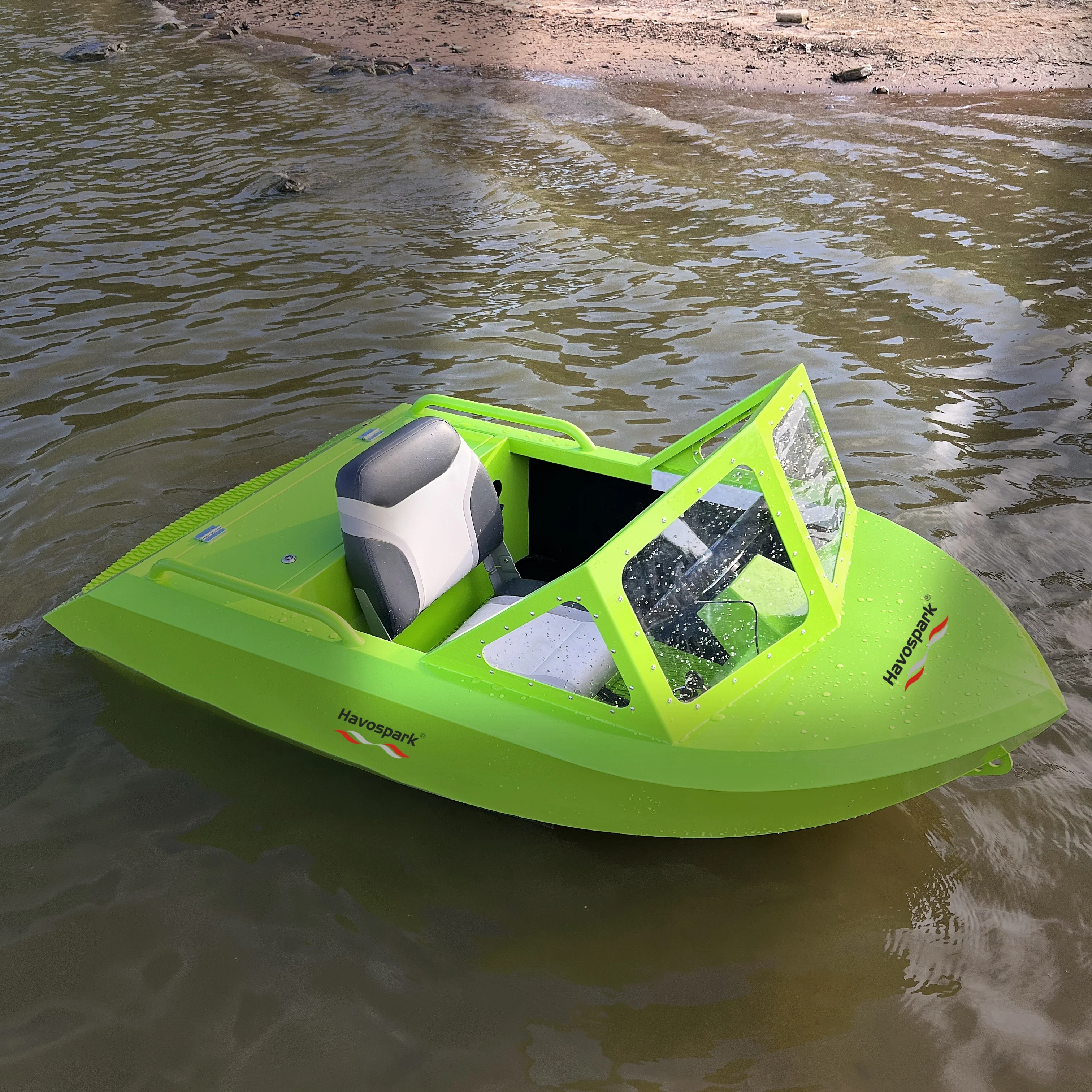 Mini Electric Luxury Jet Ski Aluminum Rowing Jet Boat For Lake And Ocean Waters Sporty Power Boat For Outdoor Use